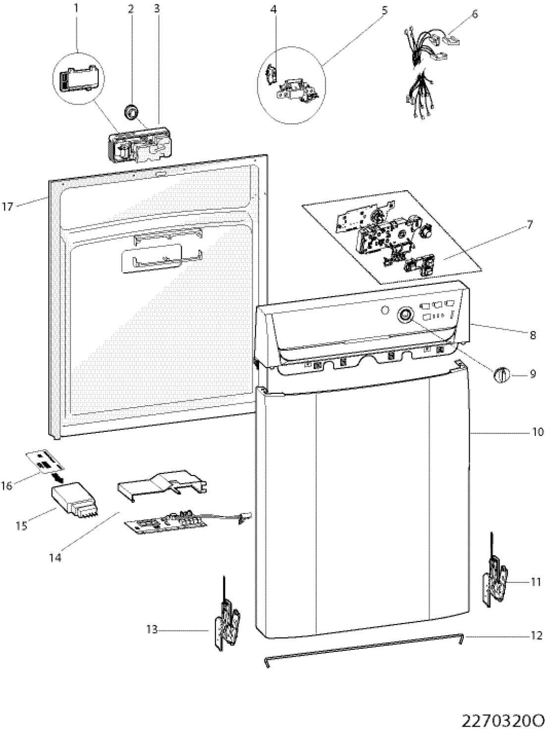 Sdl510p 36685961000 Hotpoint Spare Parts
