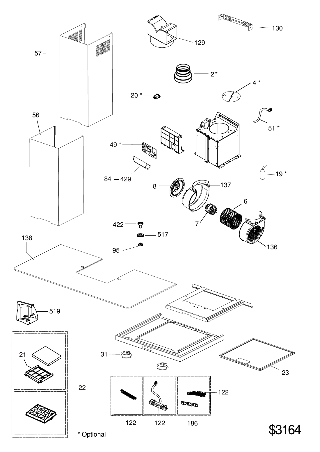 Phfg74flmx 869991557610 - Hotpoint Spare Parts