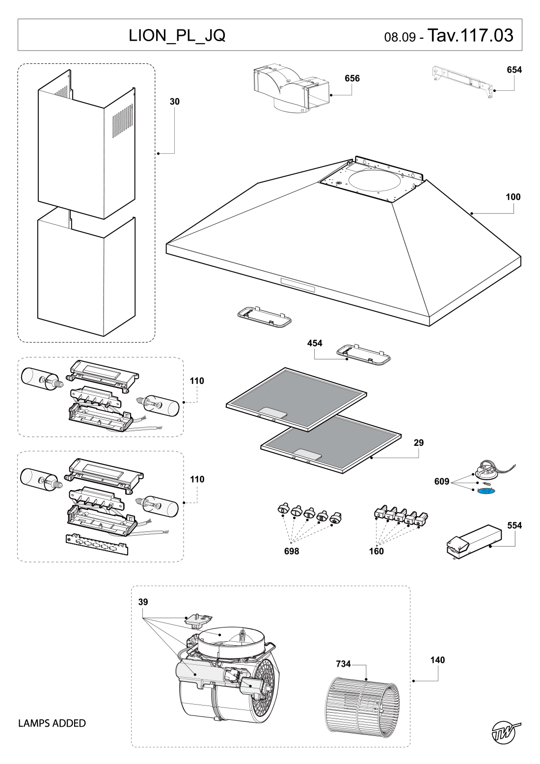 indesit cooker hood h361fix