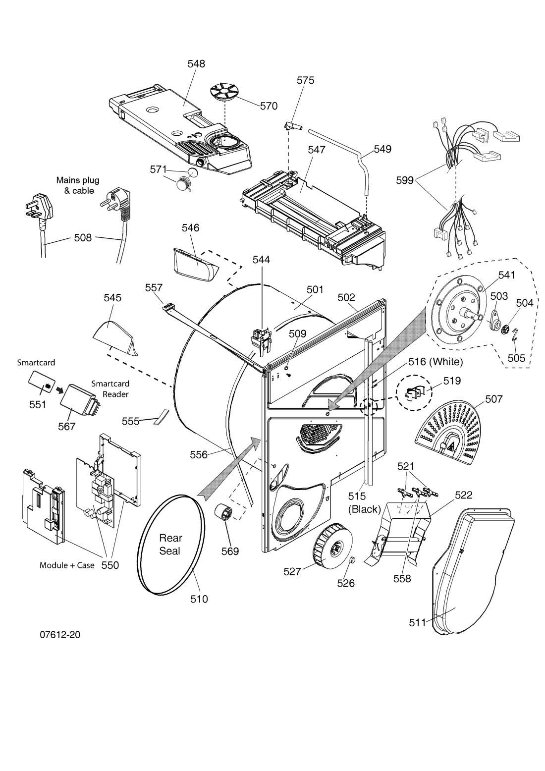 Hotpoint Aquarius Tumble Dryer Parts List