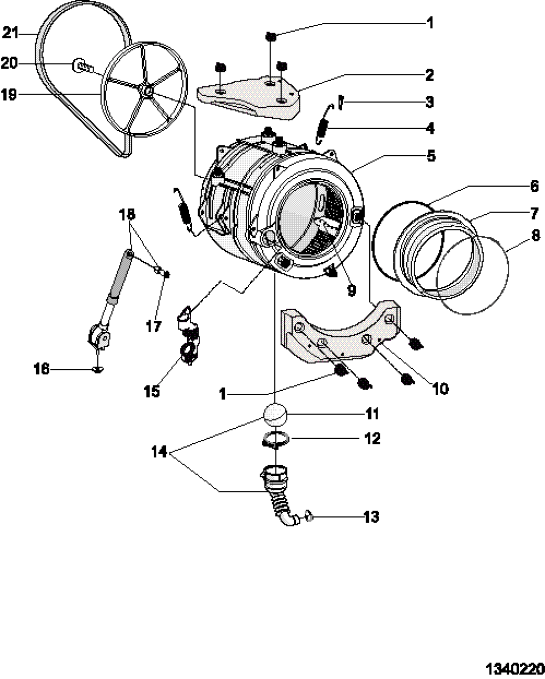 Pezzi di ricambio e accessori Lavatrice INDESIT IWC6125