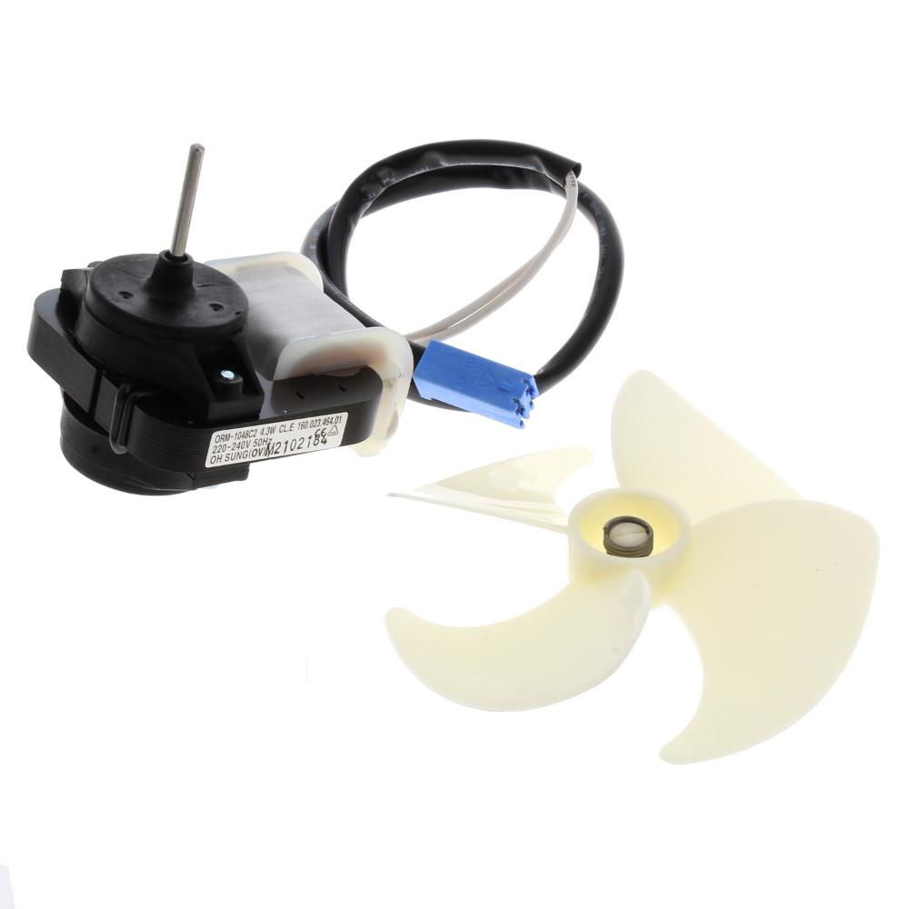 Fan-motor & Blade - Spade Terminations J00243353 - Indesit Spare Parts