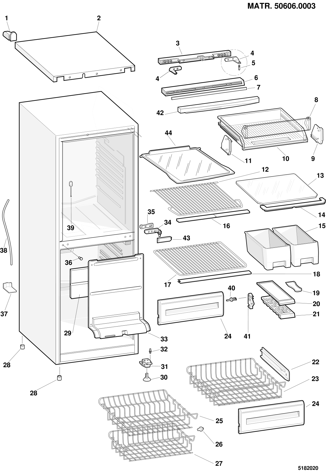 Erf318xlnfdny 47220810000 - Hotpoint Spare Parts