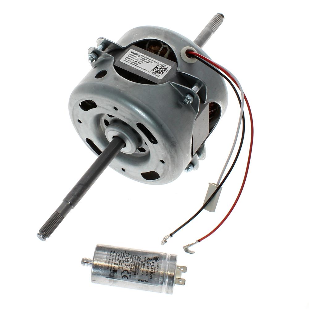 Motor & 8.5uf Capacitor Kit J00649856 - Indesit Spare Parts 