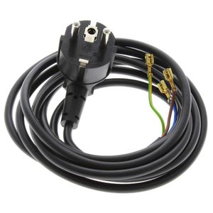 CABLE MAINS 2450MM, 10-16A, 250V, BLACK J00423581