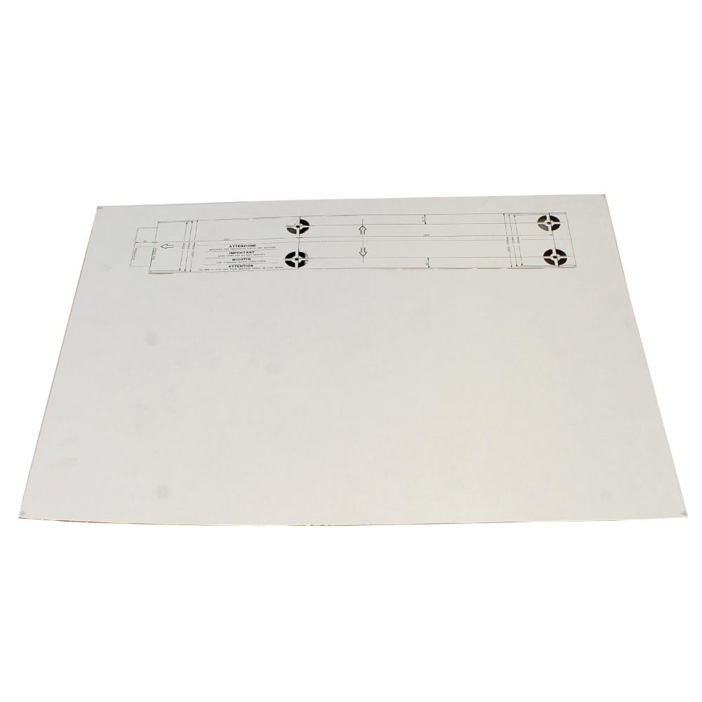 Door Fixing Template J00572687 Indesit Spare Parts