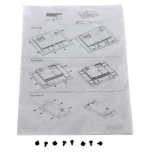 Fixing mat. set ind. hobs n/shown J00434357